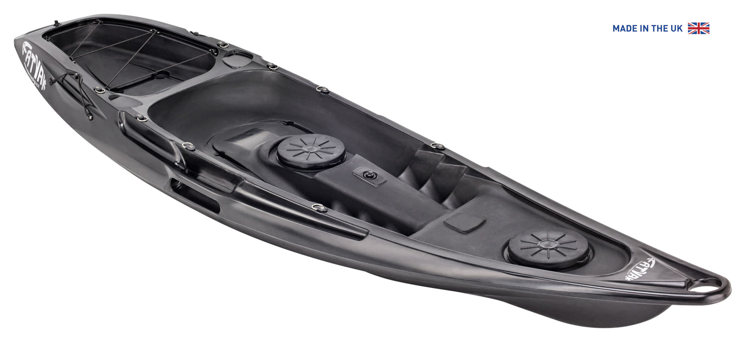 'KAAFU' Recycled Marine Plastic Single Seater Kayak Black ⚫♻️