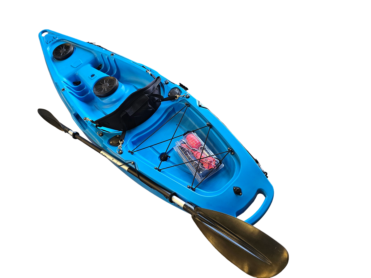 Kaafu Single Fishing Kayak | Blue | Ready for the Water