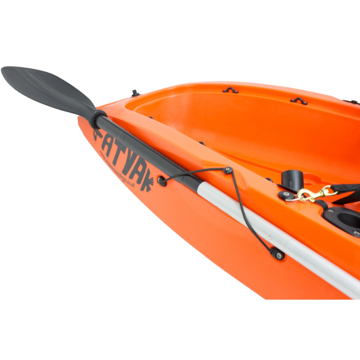 'KAAFU' Recycled Marine Plastic Single Seater Fishing Kayak Black Package Deal ⚫♻️