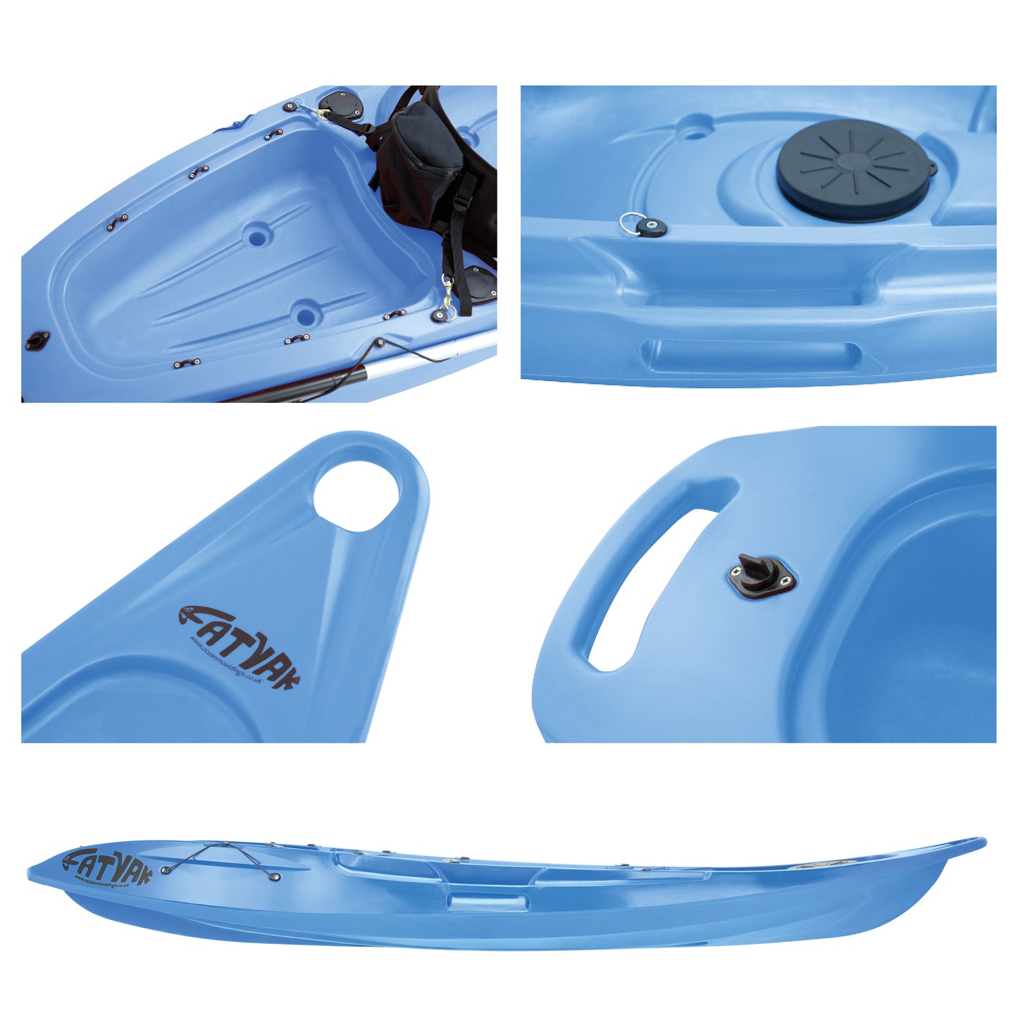 'KAAFU' Single Seater Kayak Blue 🔵