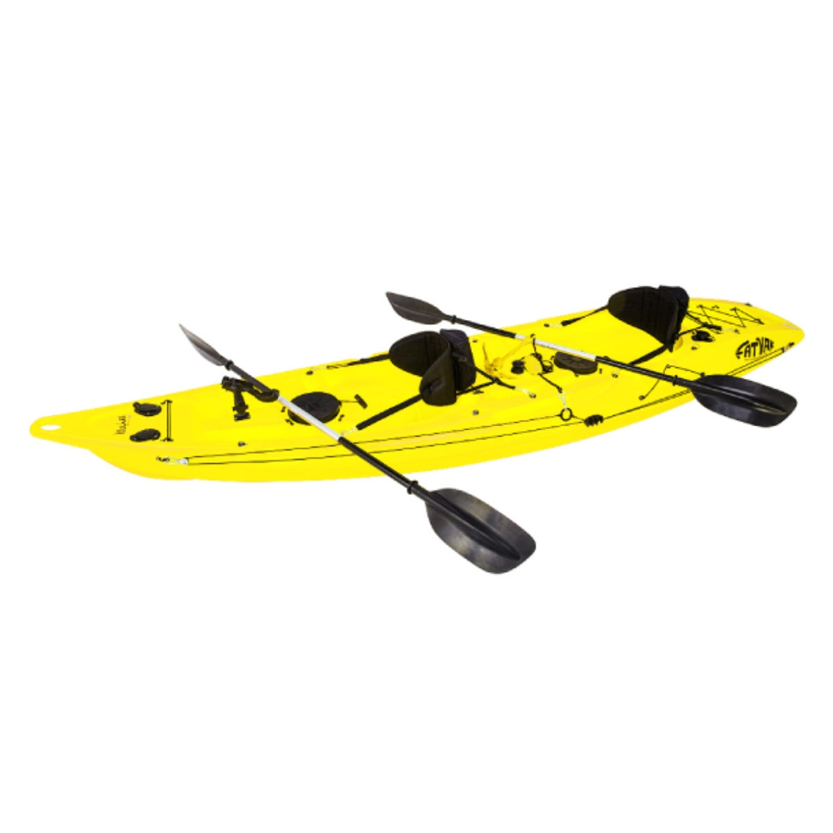 'MAHEE' Double Seater Fishing Kayak Package Deal 🟠🔵🟡⚫