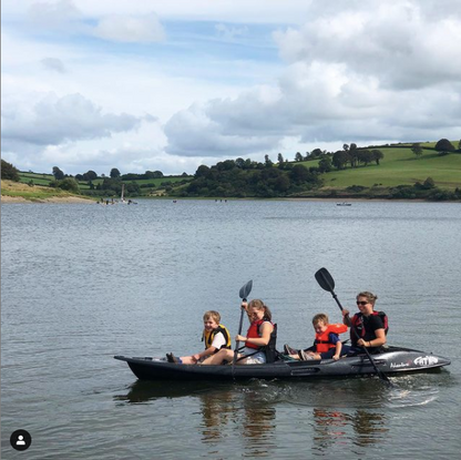 'MAHEE' Recycled Marine Plastic Double Seater Kayak Black ⚫♻️