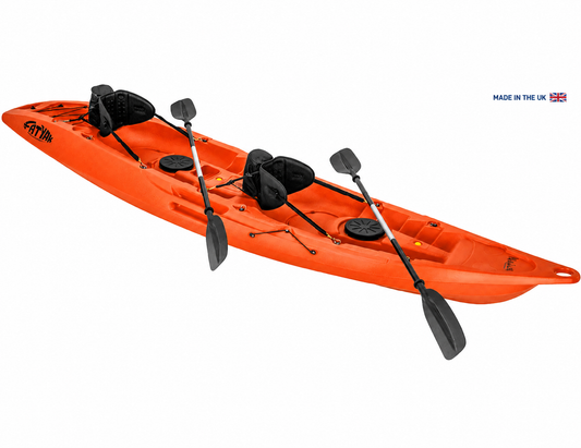 Mahee Double Seater Kayak Orange Package Deal