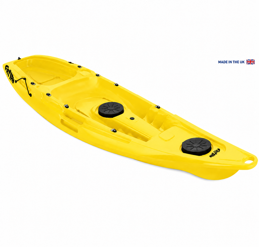 Kaafu Solo Kayak | Yellow | Lightweight & Stable