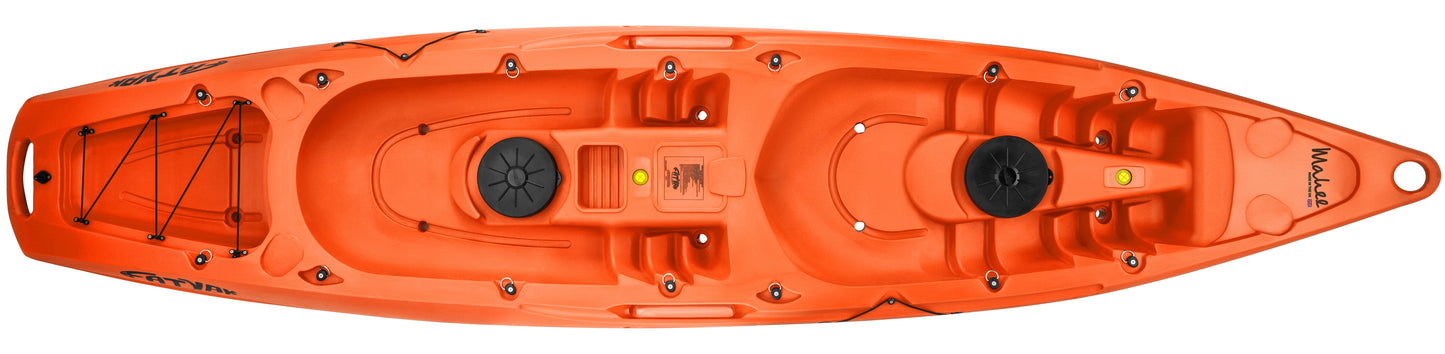 'MAHEE' Double Seater Kayak Orange Package Deal 🟠