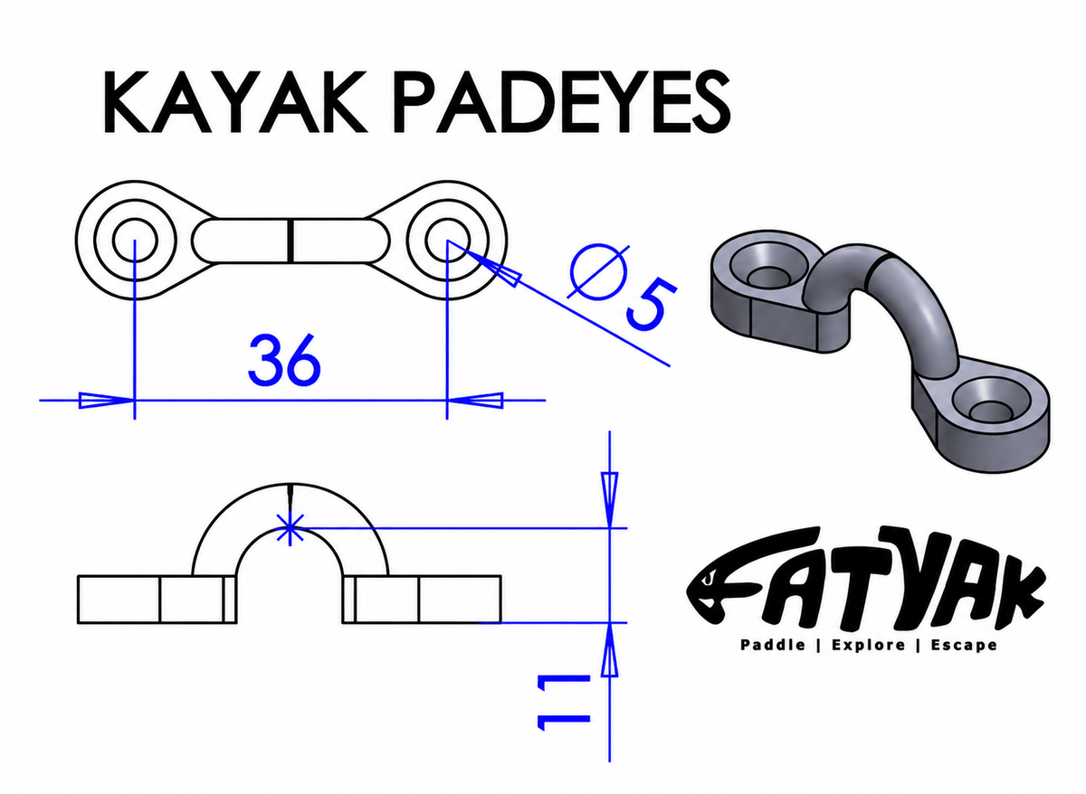8 off padeyes