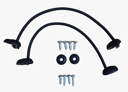 2 piece Kayak Bungee Paddle Holder Canoe Paddle