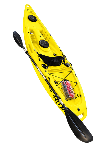 Kaafu Single Fishing Kayak | Yellow | Ready for the Water