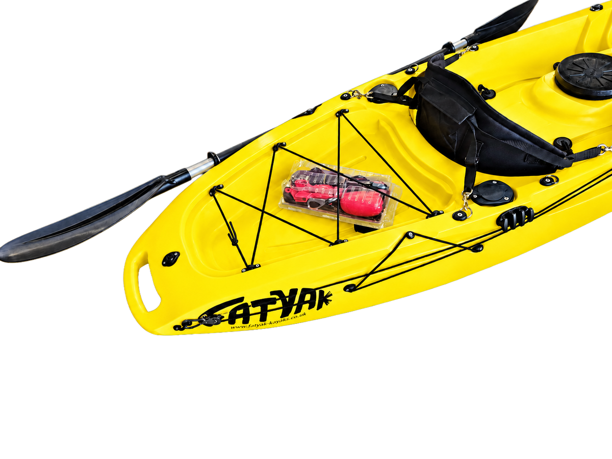Kaafu Single Fishing Kayak | Yellow | Ready for the Water